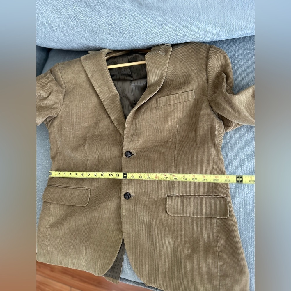 Vintage DOCKERS Blazer Preppy Old Money 44R Tan Corduroy Classiccore 90s - Picture 12 of 14